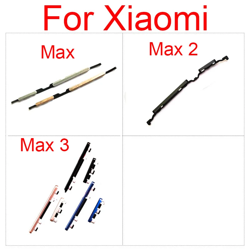 Боковые кнопки громкости + мощности для xiaomi Mi Max Prime переключатель регулировки