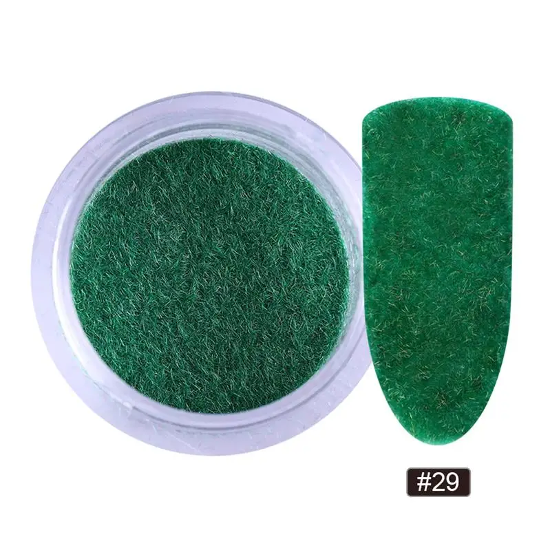 Green 2 1 г/кор. Блестящий Порошок для ногтей Мерцающий, зеркальный розовый фиолетовый пигмент для ногтей 5 цветов Блестящий пылезащитный хромированный лак для ногтей - Цвет: Green 2