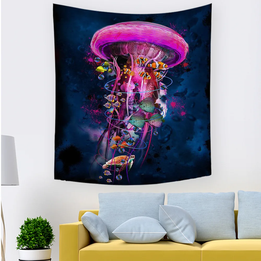 Висячая ткань лесная Медузы серия печать гобелен гостиная Спальня украшение