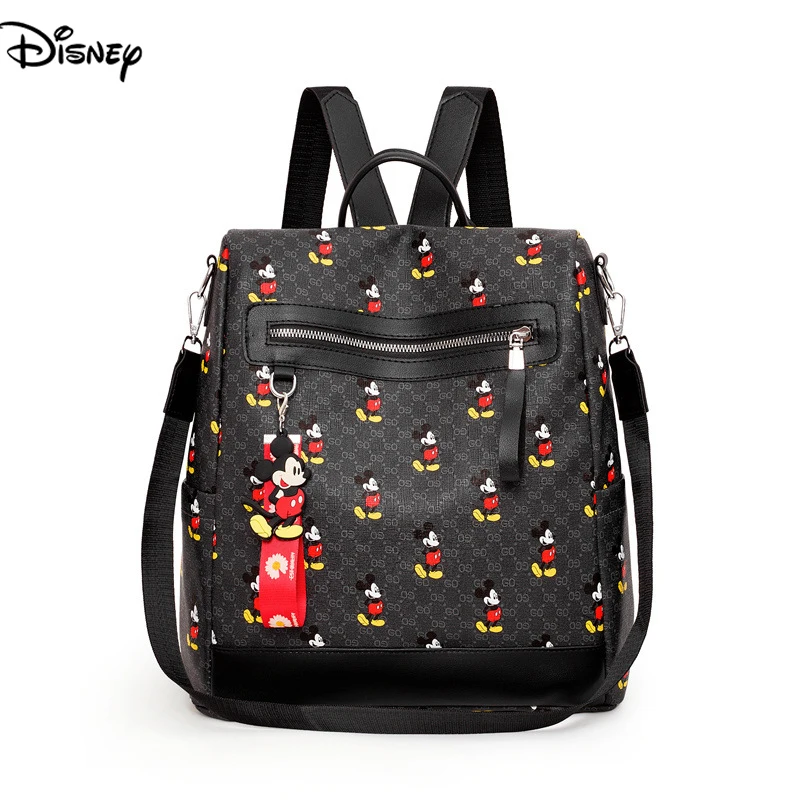 Модный женский рюкзак из искусственной кожи с Микки Маусом Disney удобная