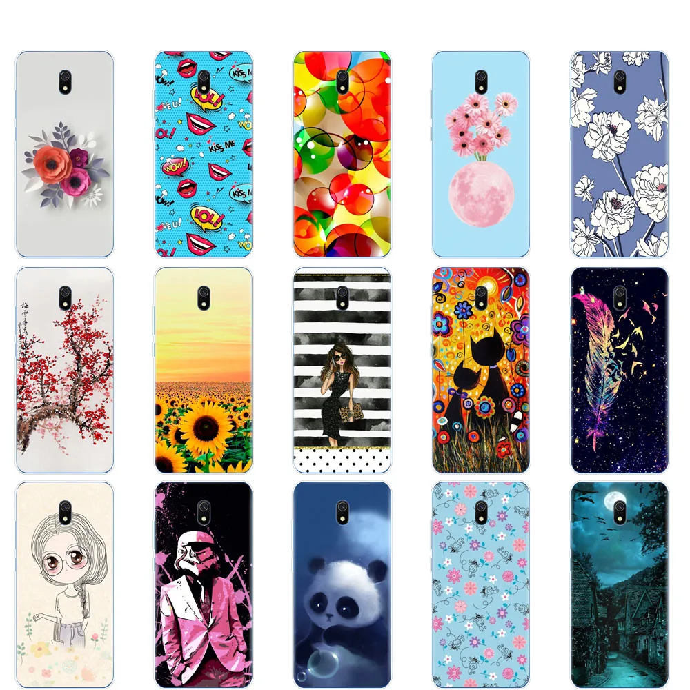 case for xiaomi redmi 8a coque silicon soft tpu back cover on bumper hongmi phone copas full 360 Protective | Мобильные телефоны и