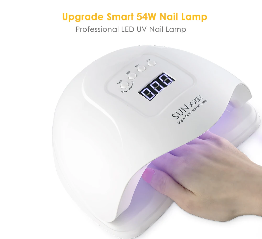 

UV LED Nail Lamp 110W Professional Nail Dryer with 4 Timer Setting UV Light for Nails Gel Polish Curing Lightl Art Equipment