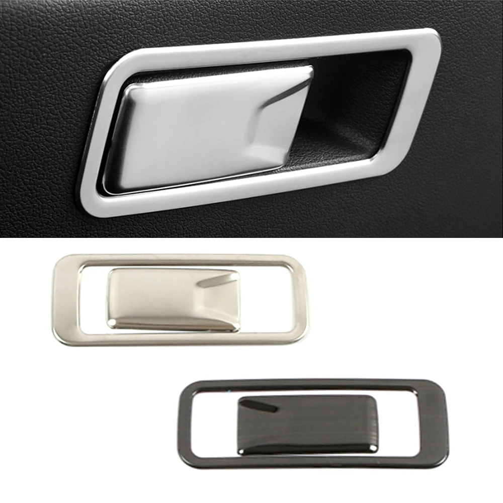 

Для Hyundai Creta IX25 2020 Glovebox, ящик для хранения перчаток, регулируемая кнопка переключателя, крышка, отделка, наклейка для интерьера из нержавеюще...