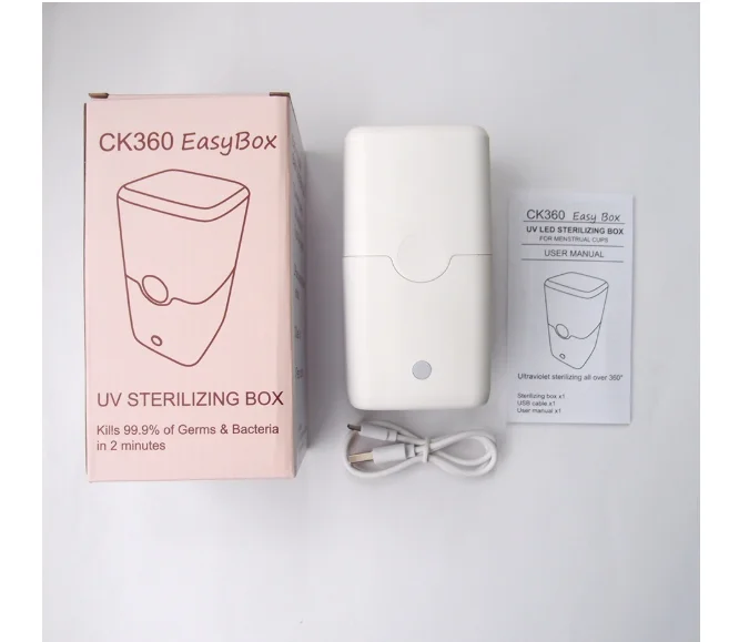 

Ultraviolet Disinfection Box Jewelry UV Sterilization Cabinet Ozone Sterilizer USB Charged
