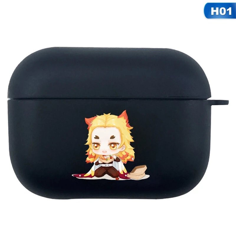 Demon Slayer: Kimetsu No Yaiba аниме чехол для Apple Airpods Pro 3 Bluetooth наушники защитный силиконовый