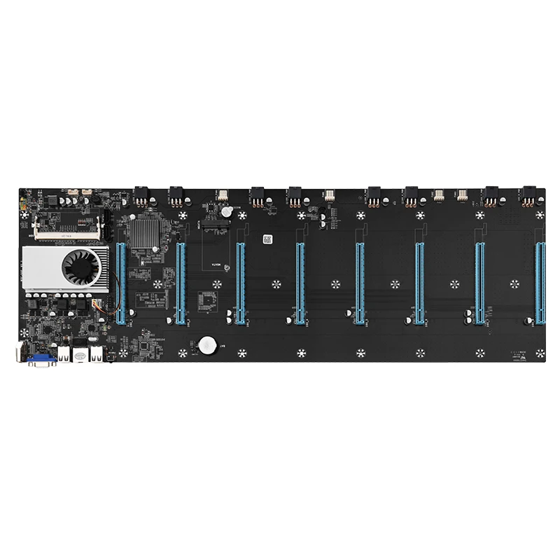 Материнская плата для майнинга 8 ГПУ разъем материнской платы Ethernet 6 5 см