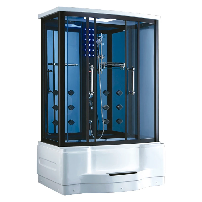 

1400×900×2150mm Luxury Bathroom Steam Shower Room For Sauna Spa Multi-Function Enclosure Shower Room 4.5KW 220V Aluminum Alloy