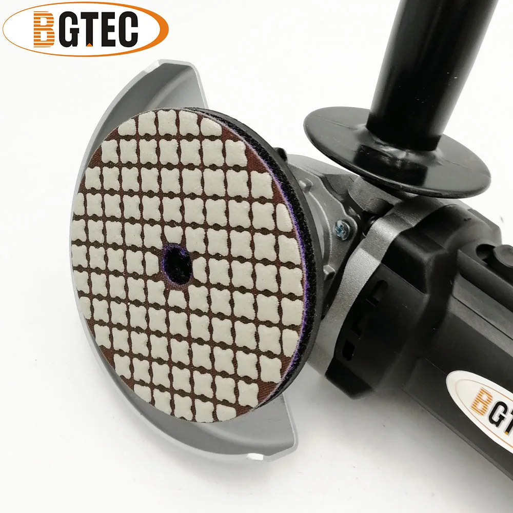 BGTEC 6 шт. 4 "/100 мм #30 Алмазная смола Бонд сухой полировки колодки для гранита