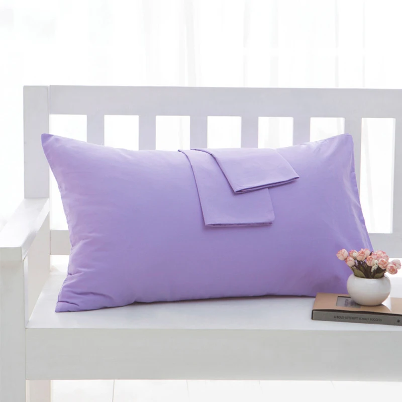 Одноцветная Кровать Наволочка Чехол housse coussin прямоугольник хлопчатобумажный