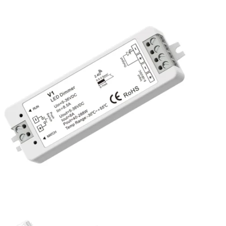 DC12-24V V3 VP V5-M RGBW RGB + CCT контроллер V1 V2 один цвет светодиодный диммер 12V CV RF 2 4G для