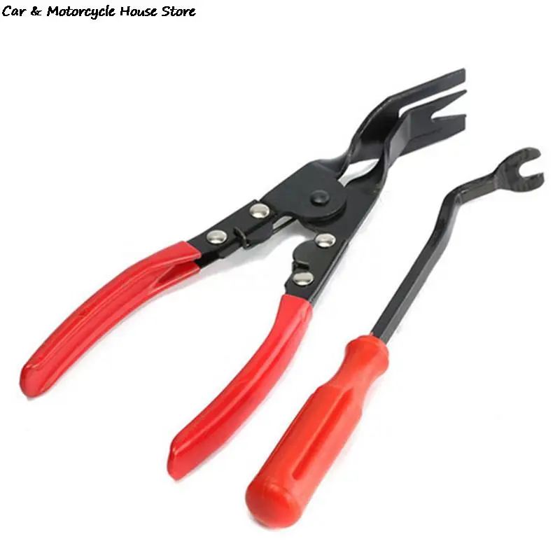 

2Pcs Repair Tools Auto Car Door Trim Clip Removal Pliers Dash Panel Moulding Tool