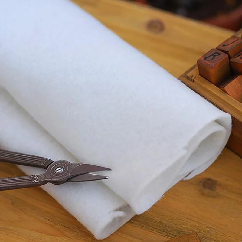 Односторонний хлопковый сливочный наполнитель 180 г 50 Х100 см|batting cotton|adhesive