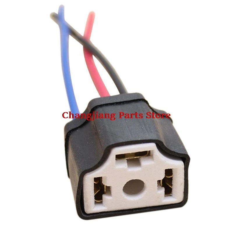 

Wire Wiring Car Head Light Bulb Lamp Harness Socket Plug 1pcs H4 9003 Ceramic
