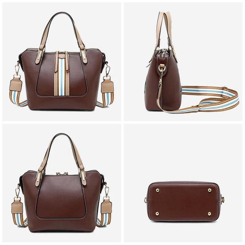 REALER роскошные сумки женские дизайнерские кожаные через плечо большие с верхней