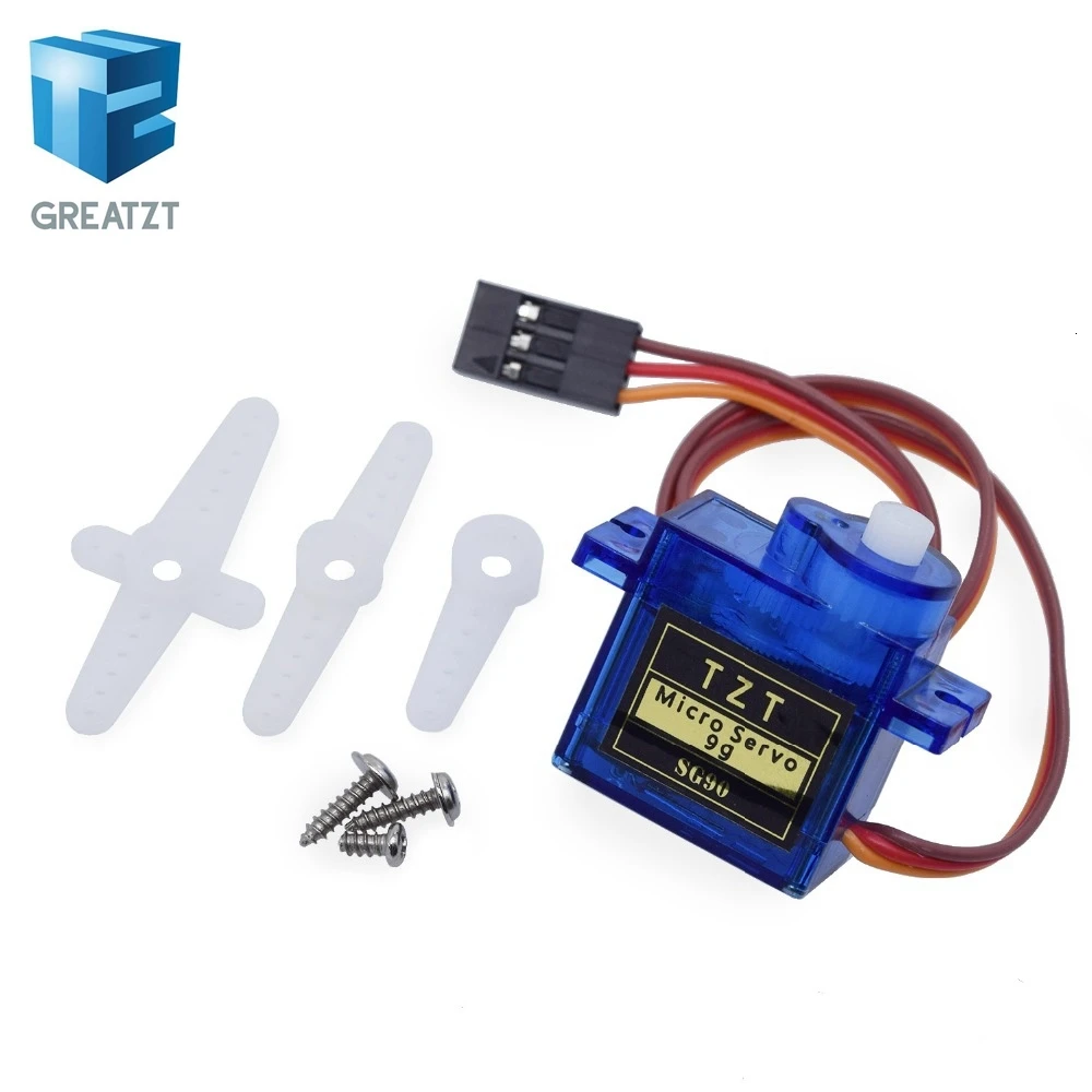 GREATZT умная электроника 1 шт. Rc Мини Микро 9 г 1,6 кг сервопривод SG90 Для RC 250 450 Вертолет самолет автомобиль Лодка