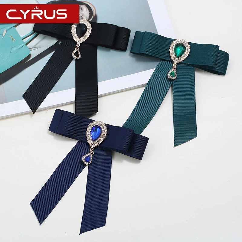 Корейская Винтажная брошь в виде банта милый галстук броши с имитацией