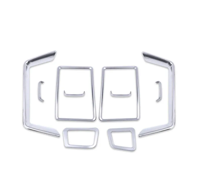 10pcs 10 шт. внутренние накладки из нержавеющей стали для Toyota Land Cruiser 200 LC200/FJ200 аксессуары - Название цвета: 10pcs