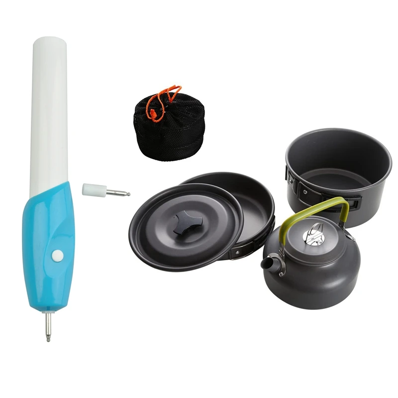 1x гравировка электрическое травление гравер Ручка резной ручной инструмент и 3x