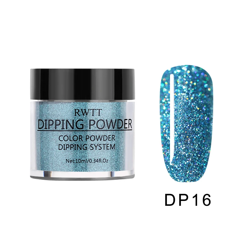 1 бутылка жемчужного цвета голографическое погружение ногтей порошковый цвет