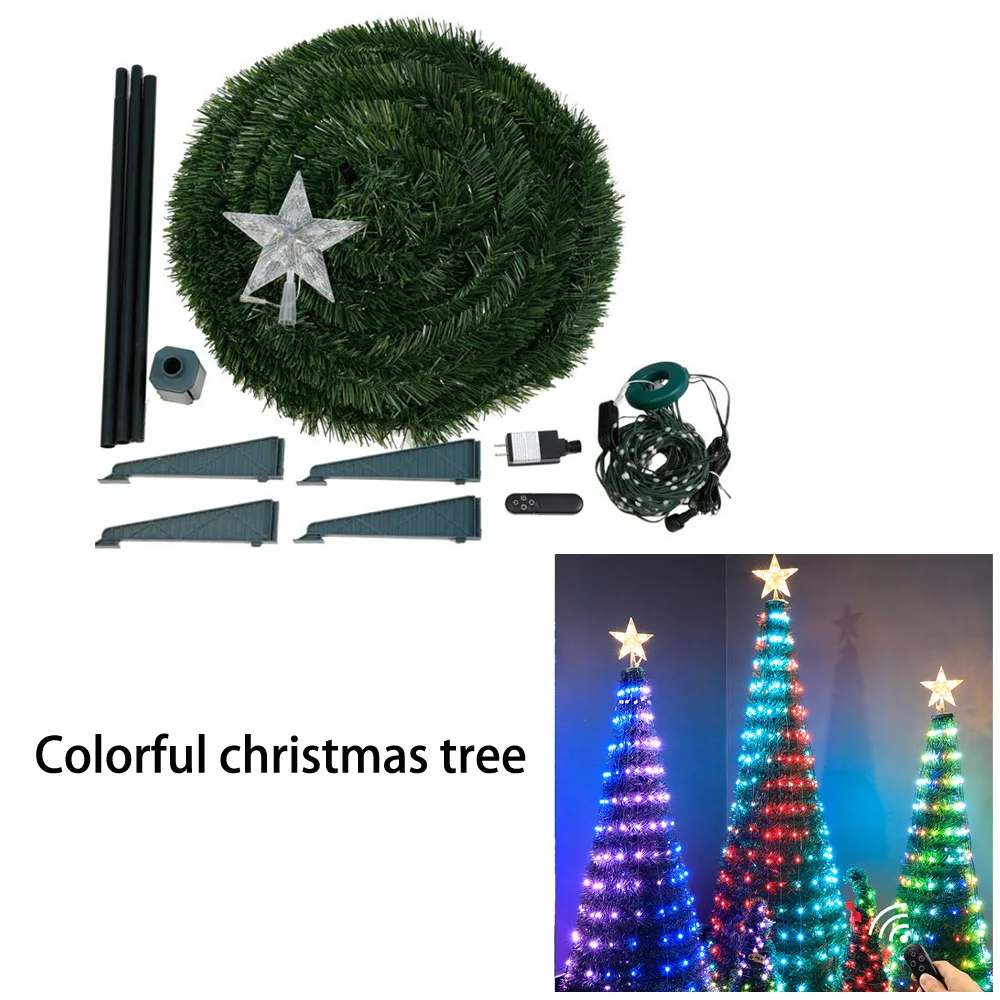 Адресные светодиодные гирлянды для рождественской елки 1 2 м 5