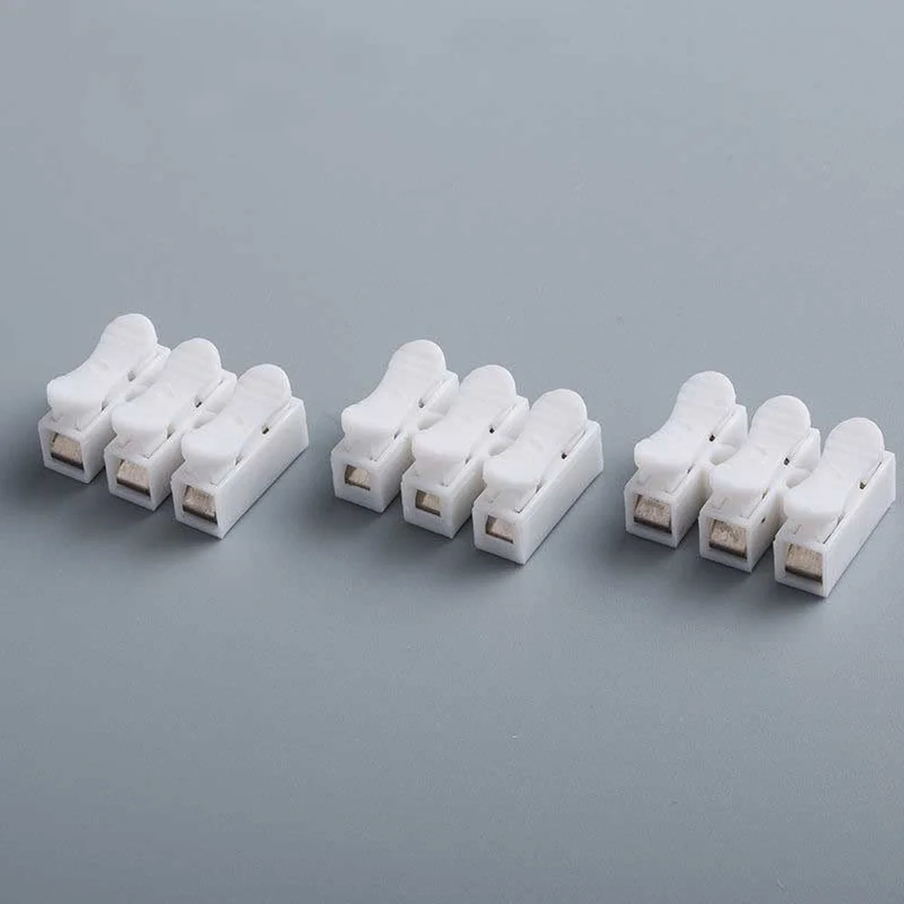 10/30Pcs быстро CH 3 провода терминала пуш ап подпружиненный коннектор строка столбец