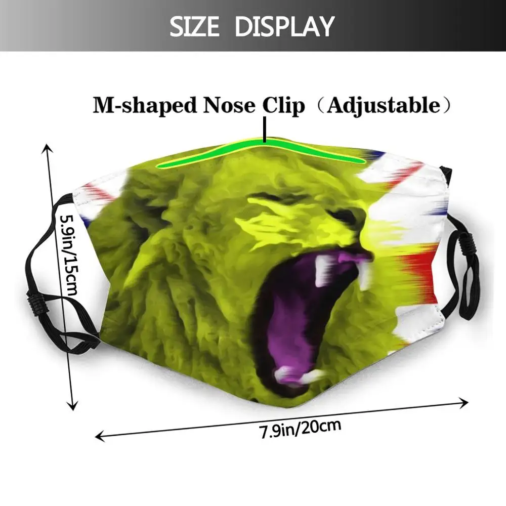 Лицевая маска Pop Lion 2 M для взрослых и детей домашних животных собак ротвейлеров