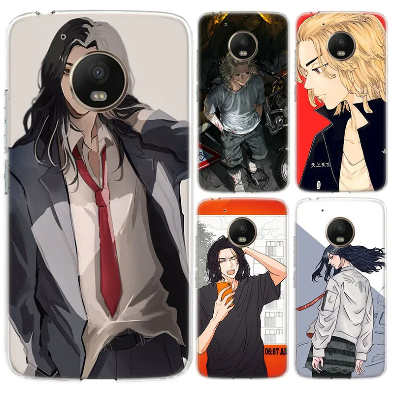 

Tokyo Avengers Case For Motorola Moto G9 G8 G7 + Power G6 G5S Plus E5 G6 Play Transparent Silicone Cover Coque