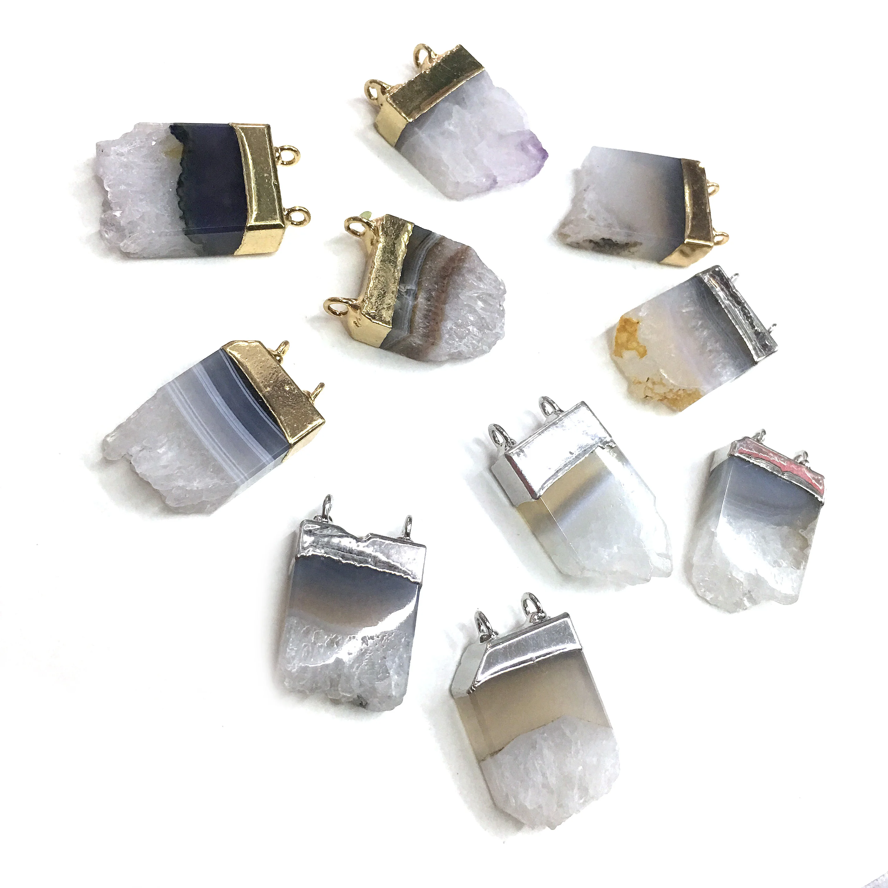 Подвеска из натурального камня в виде Агата|Подвески| |