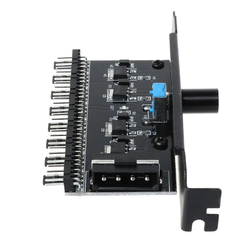 ПК 8 каналов вентилятор концентратор охлаждающий регулятор скорости для ЦП чехол