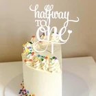 На полпути к одному торт Декор 12 BirthdayTopper  Половина именинный торт фигурки жениха и невесты; Вечерние Декор
