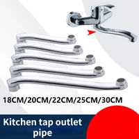 in wall kitchen faucet leaking repair parts movable connector water outlet elbow s bend extension tube bubbler water pipe