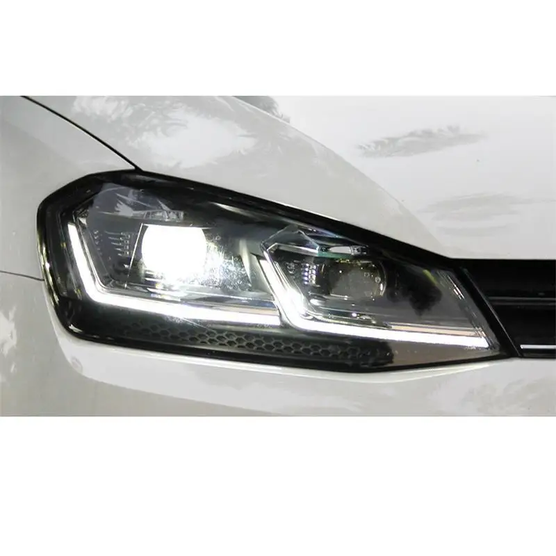Drl Automovil Запчасти для укладки Neblineros Led Para Автомобильные фары Задние Автомобильные фары в сборе 14 15 16 17 для Volkswagen Golf 7