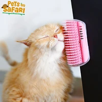 pet comb removable corner scratching rubbing brush cat hair removal massage comb pet grooming cleaning supplies