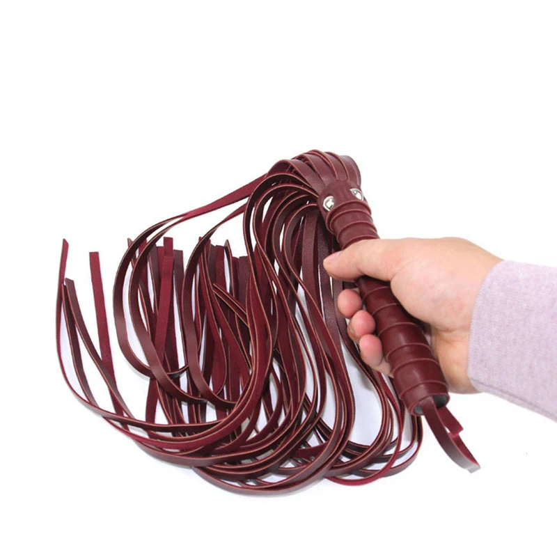 Flogger плетка кожаный Фетиш шлепание БДСМ рабство бондаж для лесбиянок взрослых
