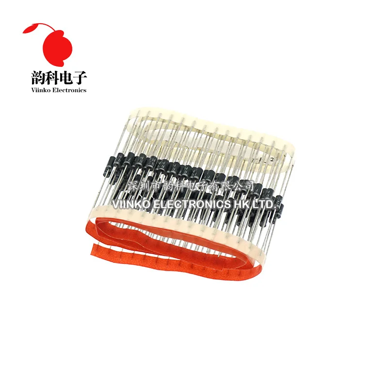 100PCS 1N4007 1N5819 1N4001 UF4004 UF4007 FR107 FR157 FR207 1N4004 1N4937 HER107 RL207 1N5817 1N5399 DO-41 Rectifier Diode images - 6