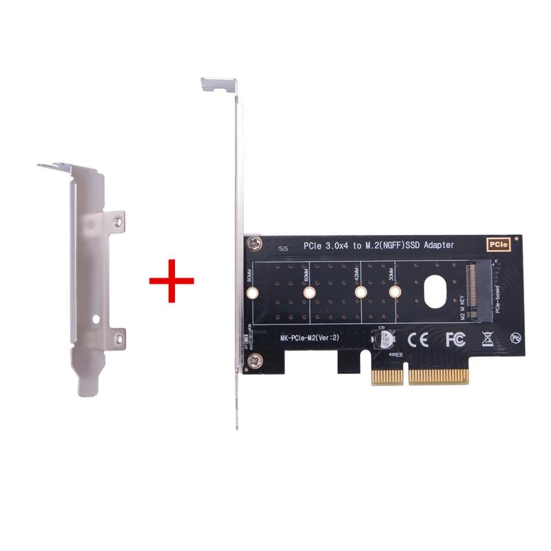 адаптер m 2 nvme ssd ngff на pcie x4 интерфейсна