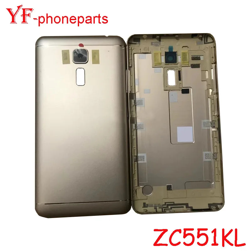 10Pcs For Asus Zenfone 3 Laser ZC551KL Back Battery Cover Rear Panel Door Housing Case Repair Parts + Power Volume Button - купить по