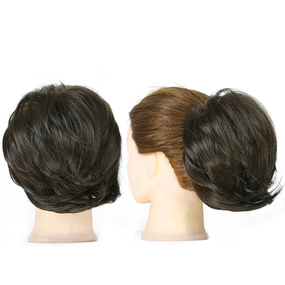 Синтетический грязный Джамбо высокий слоеный updo Волосы Резинки банты женские