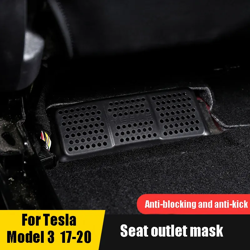 На выходе Пылезащитный покрытие из АБС пластика местом под для Tesla модель 3 2018 2020