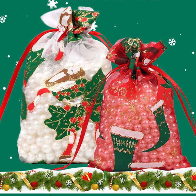 10 шт./Лот мешки из органзы 11 цветов | Дом и сад