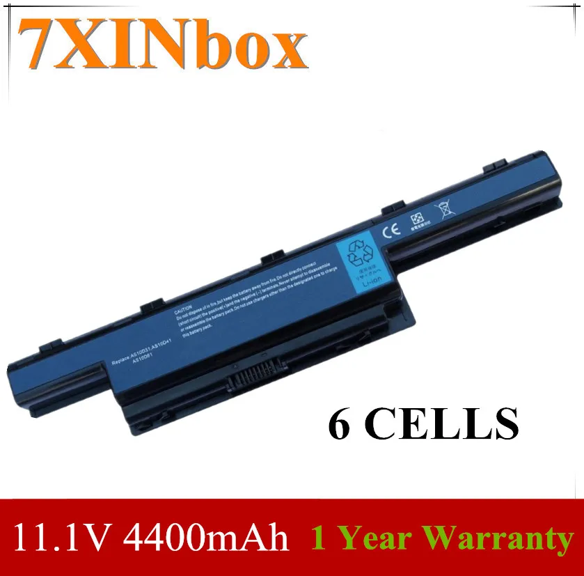 Аккумулятор для ноутбука 7XINbox AS10D31 AS10D41 AS10D3E AS10D61 AS10D71 AS10D81 Acer E440 E640 E642G E673G E732 E732ZG D728