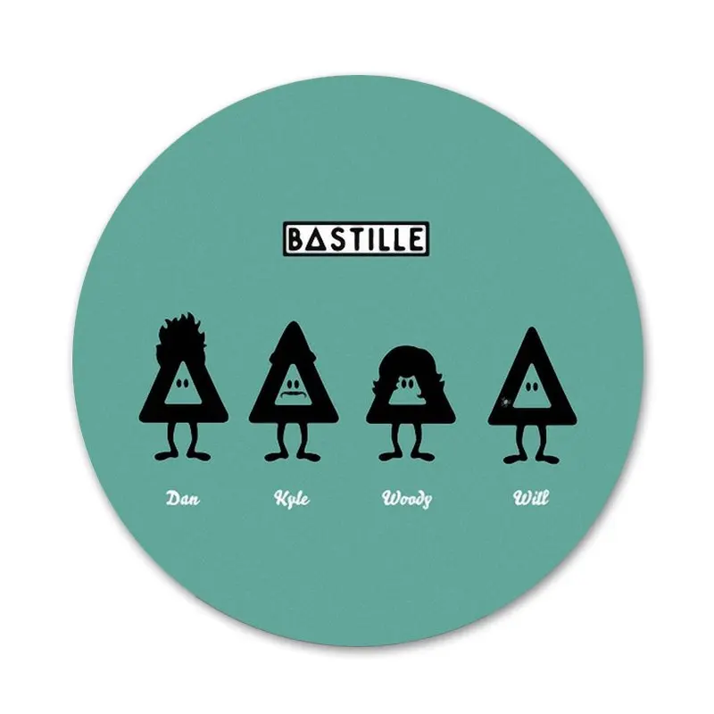 Классные значки с изображением браслета bastile металлические для украшения одежды