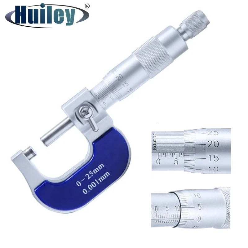 Металлические внешние Микрометры 0 25 мм микрометр высокой точности механический