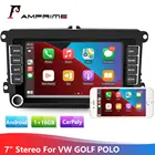 Автомобильная Мультимедийная система AMPrime, MP5-плеер на Android, с 7-дюймовым сенсорным экраном, с Mirror Link, для Volkswagen Passat, типоразмер 2 din, без DVD