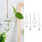 Домашний гидропонный цветочный горшок, прозрачная стеклянная подставка для растений, подвесная ваза, стеклянный контейнер для шара для украшения сада и дома