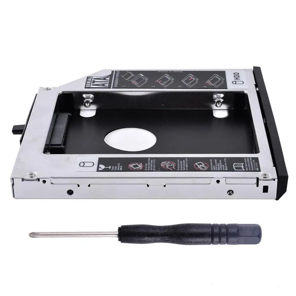 12,7 мм SATA 3,0 2nd HDD Caddy 2," чехол для SSD, HDD жесткий диск Корпус DVD адаптер 2 ТБ для ноутбука CD-ROM оптического устройства