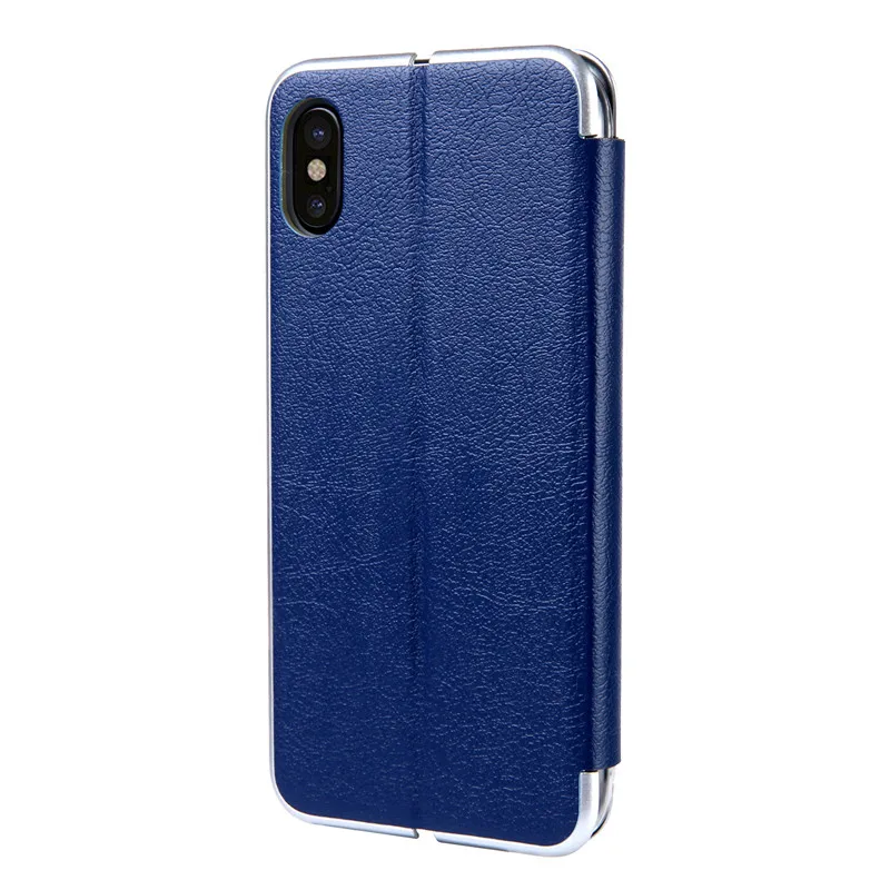 Синий Раскладушка чехол для телефона samsung Galaxy Note 8 9 10 Plus S7 Edge S8 S9 Plus S10 5G S10e S10 Plus защитный чехол - Цвет: Синий