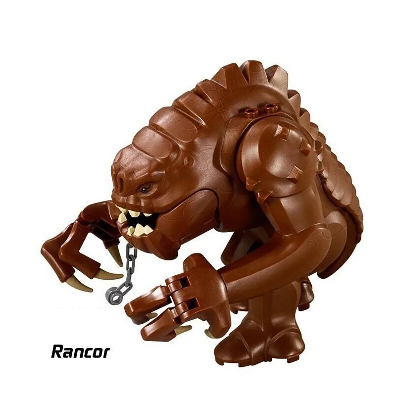 Rancor Planet кубики на тему фильмов модель мультфильм игрушки Дети Dewback совместим с