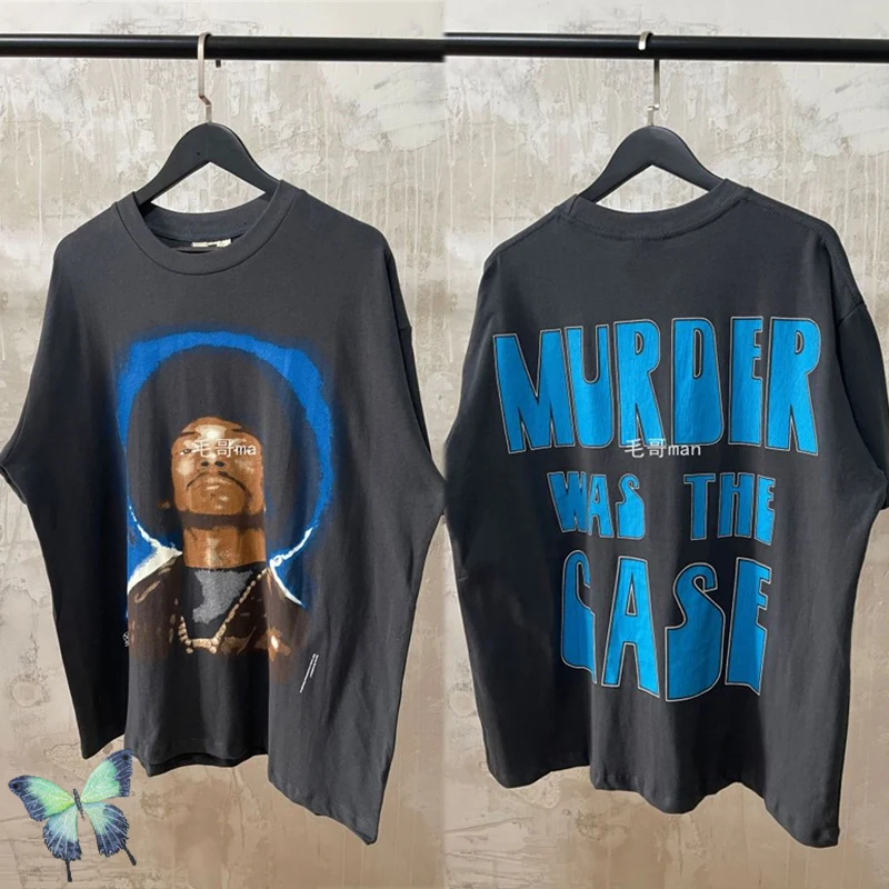 

Футболка Snoop Dogg для мужчин и женщин, футболка оверсайз в стиле хип-хоп, рэп