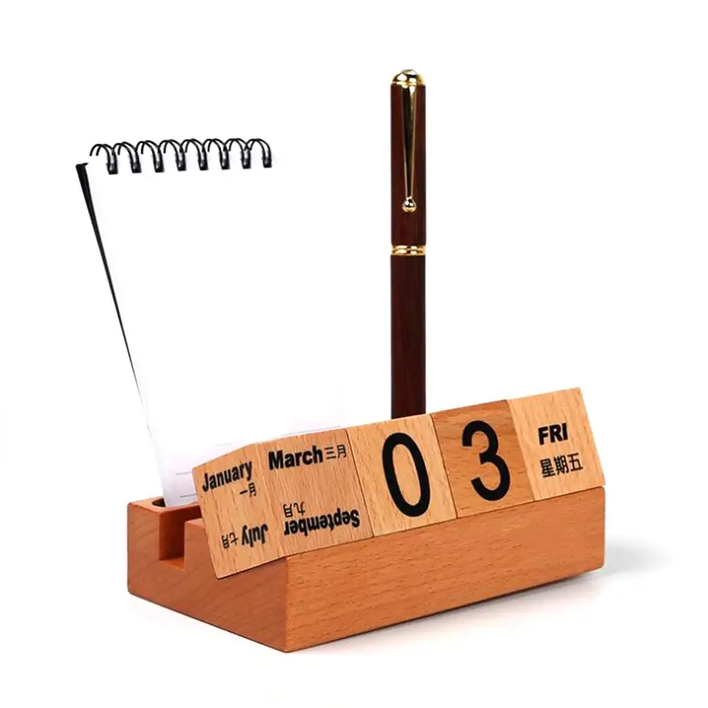 Пасторальное деревянное декоративное украшение-календарь предметы интерьера